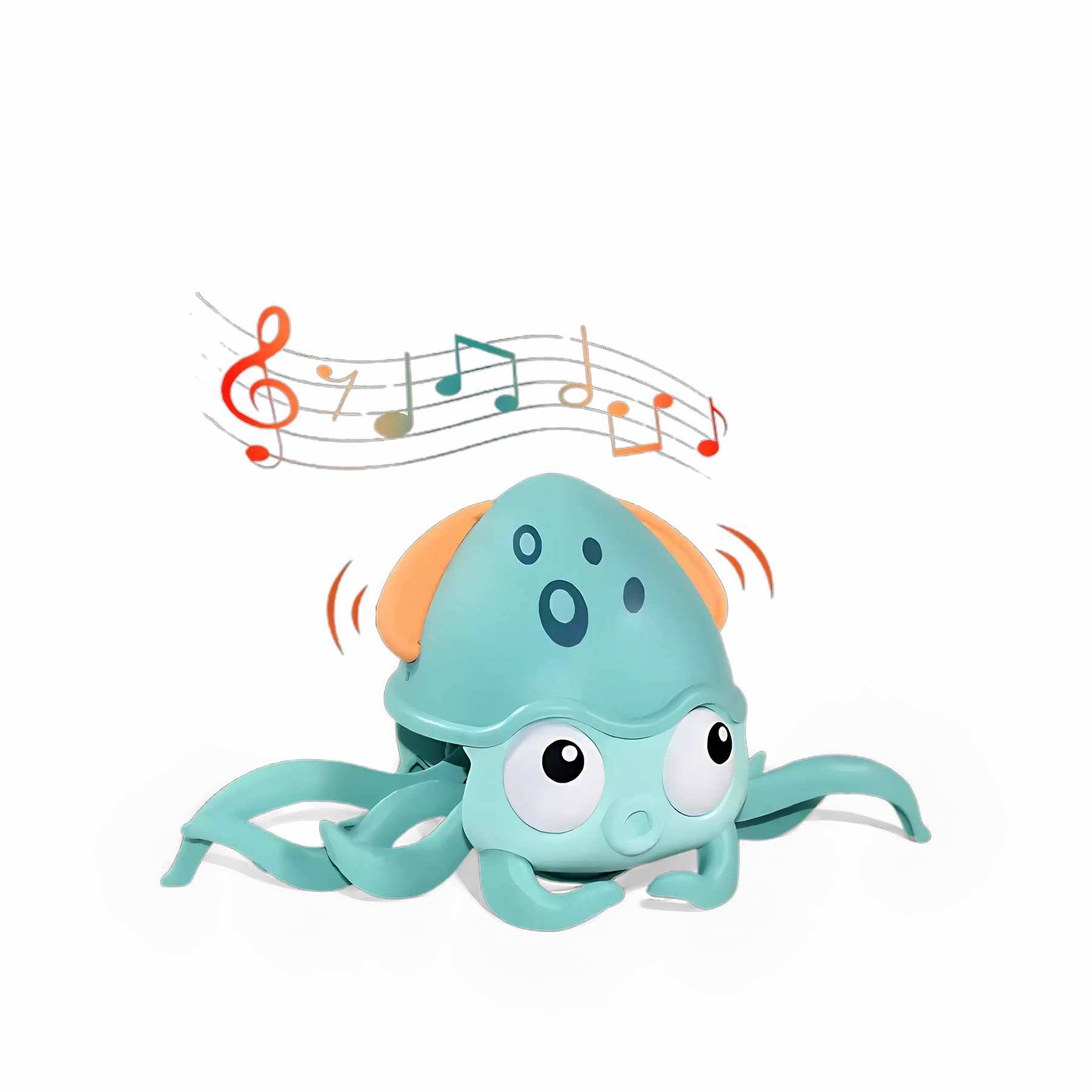 Crabe Fuyant pour Enfants - Il Joue de la Musique en se Déplaçant