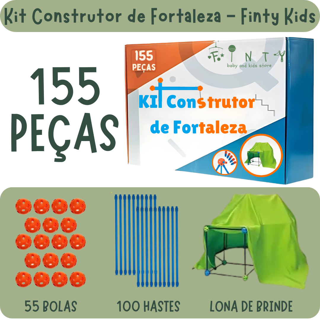 KIT de construction de forteresse + TOILE CADEAU