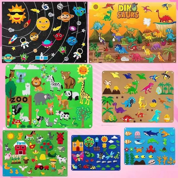 Jouet éducatif mural interactif Montessori