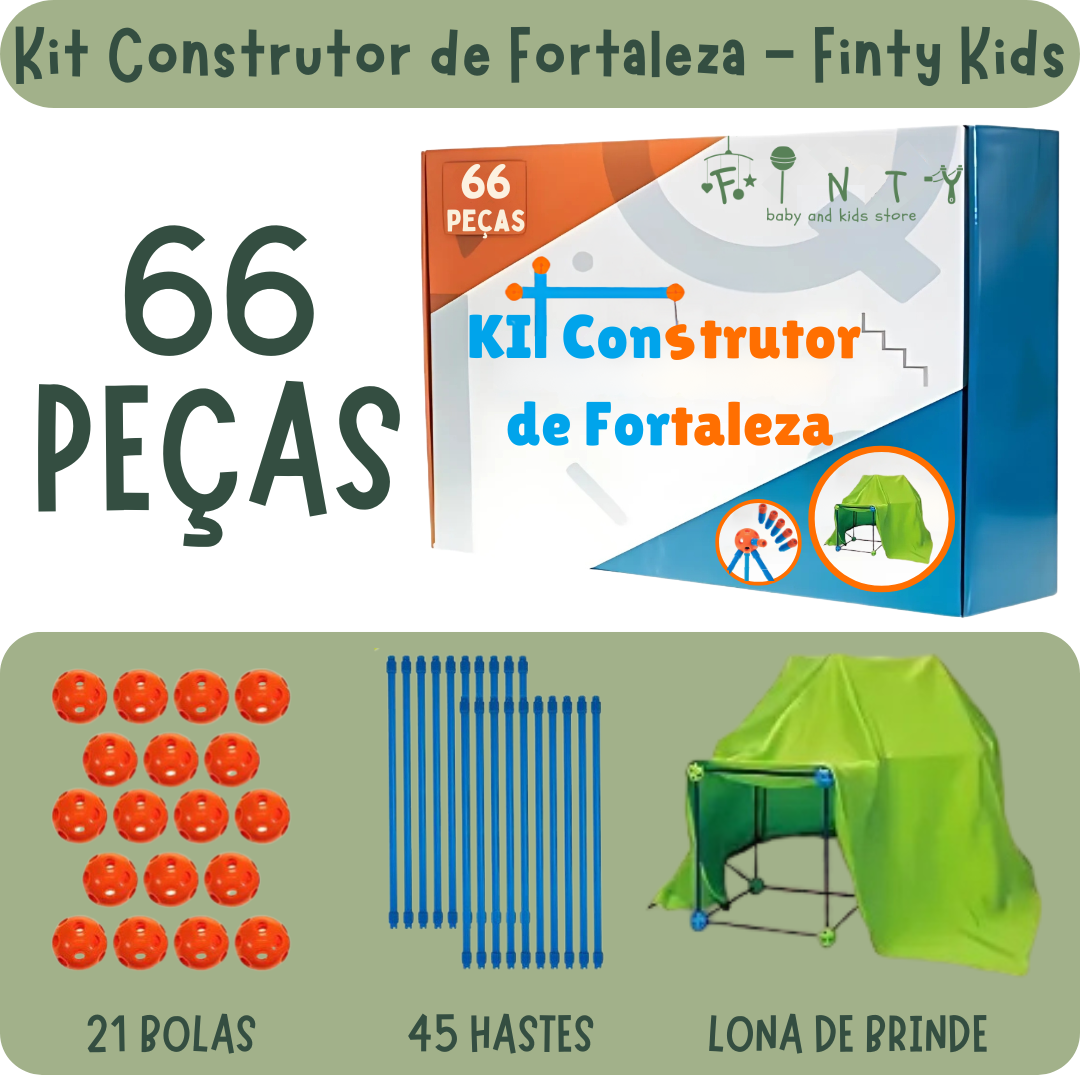 KIT de construction de forteresse + TOILE CADEAU