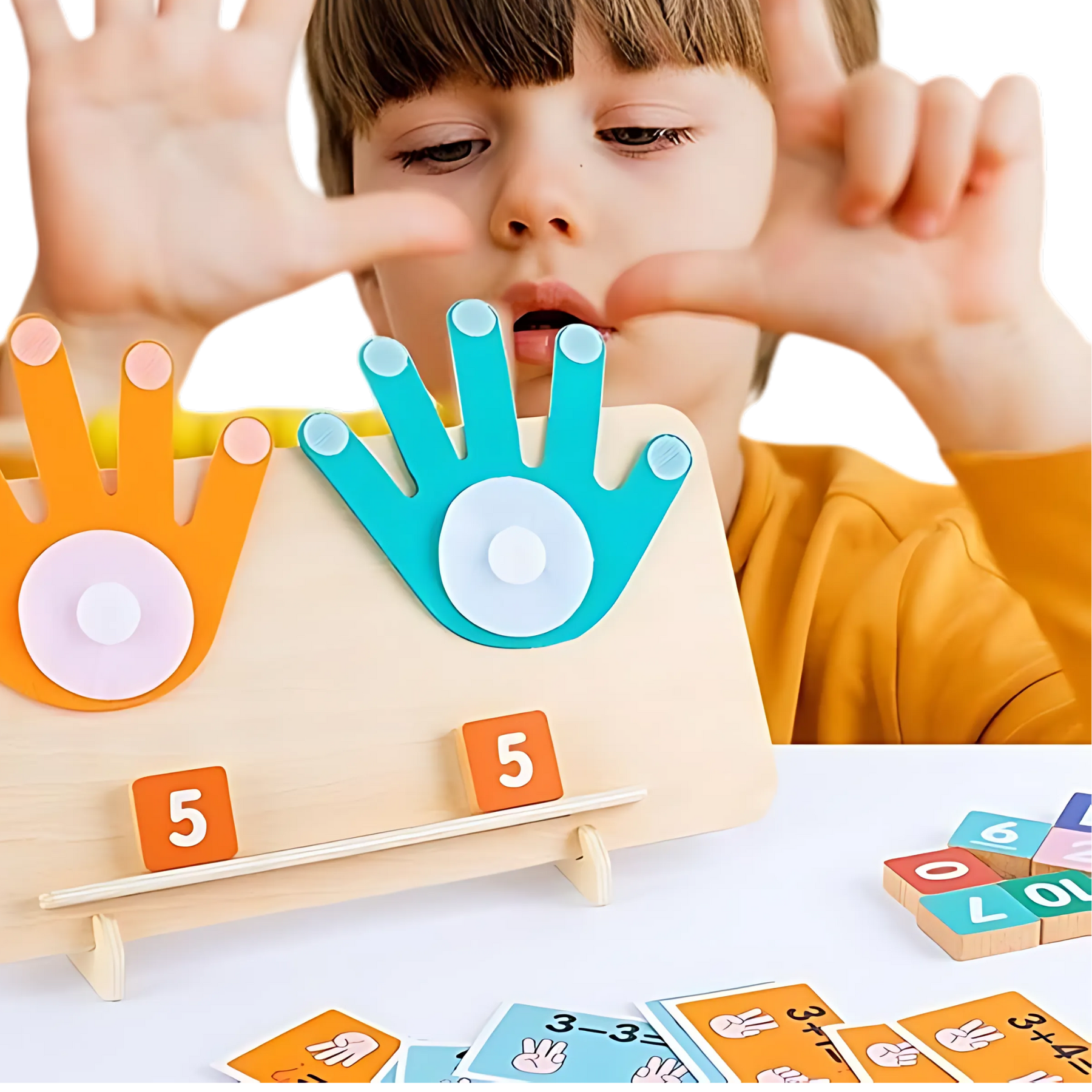 Blocs mathématiques éducatifs Montessori - Compter les nombres