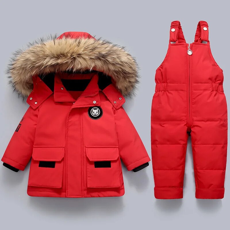 Charlie | Manteau et salopette chauds pour enfants