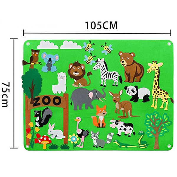 Jouet éducatif mural interactif Montessori