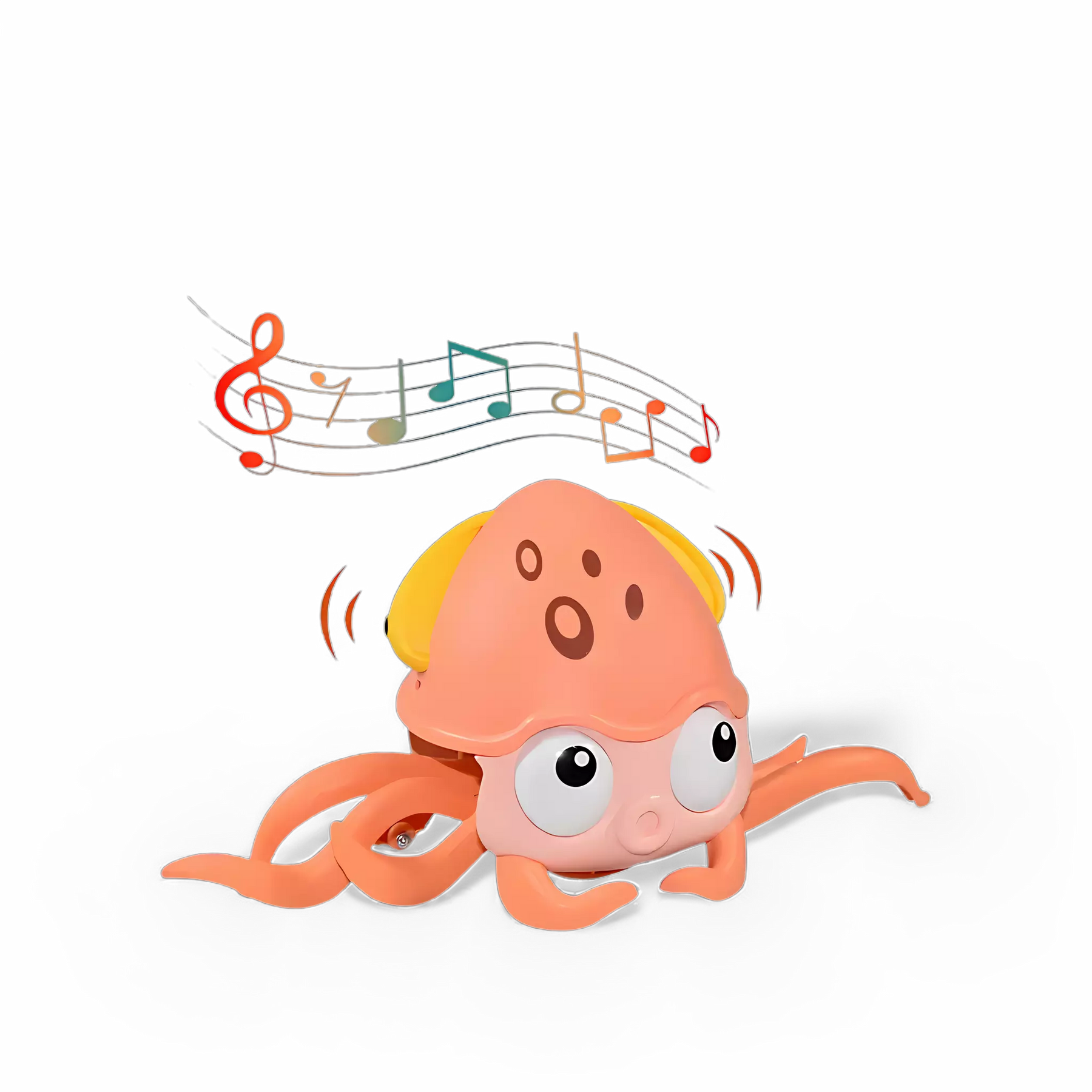 Crabe Fuyant pour Enfants - Il Joue de la Musique en se Déplaçant