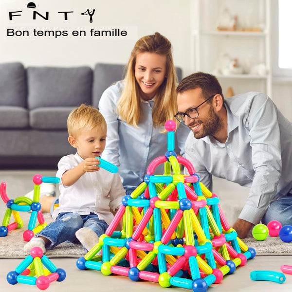 Blocs Magnétiques Éducatifs pour Enfants