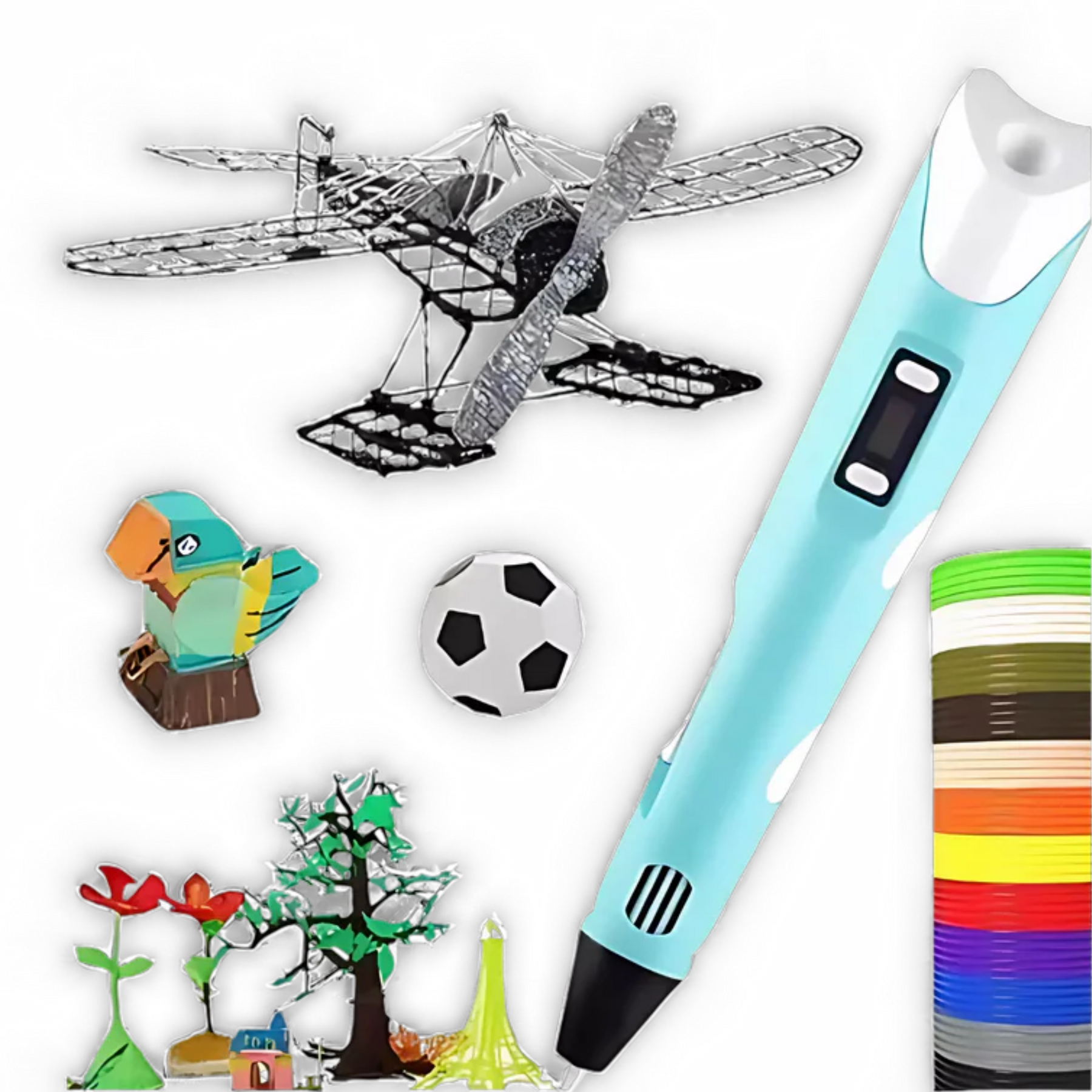 Stylo 3D Enfant Montessori + 9m de Filament OFFERT !