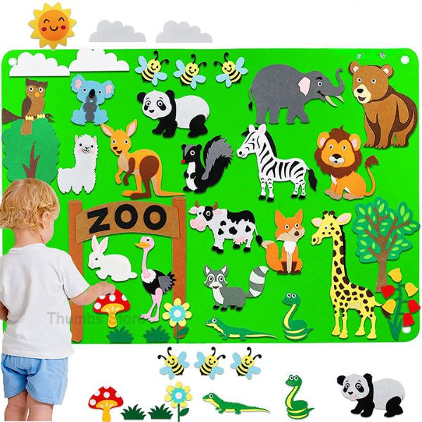 Jouet éducatif mural interactif Montessori