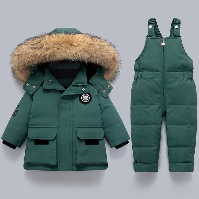 Charlie | Manteau et salopette chauds pour enfants