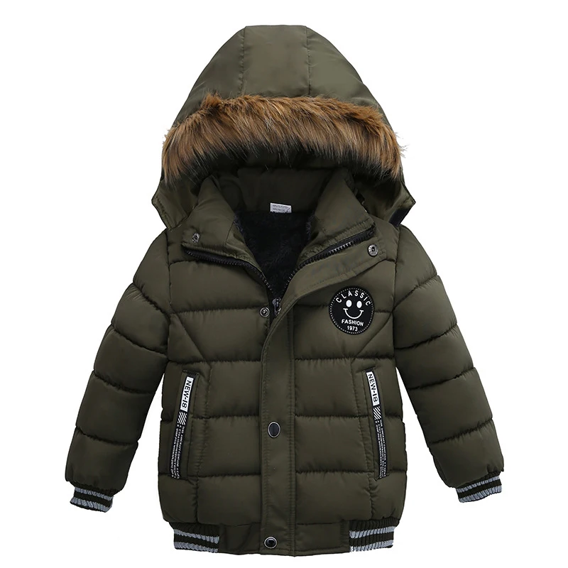 Manteau à Capuche avec Imprimé - Garnissage 100% Coton