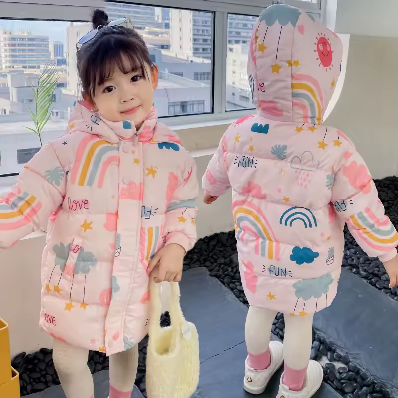 Veste enfant à capuche - vêtements d'hiver pour garçons et filles chez Mignon et Chic