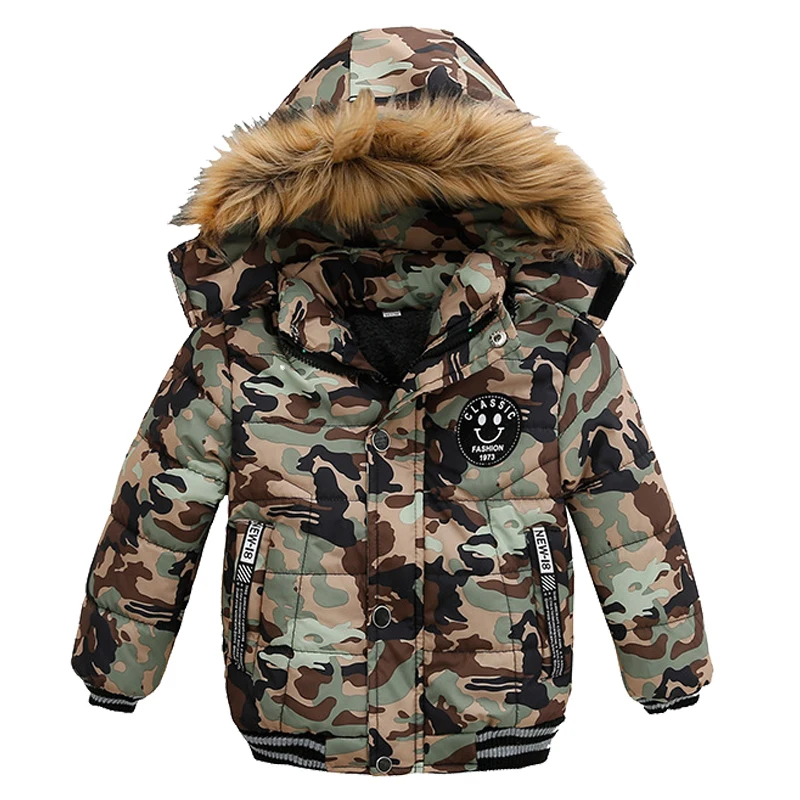 Manteau à Capuche avec Imprimé - Garnissage 100% Coton