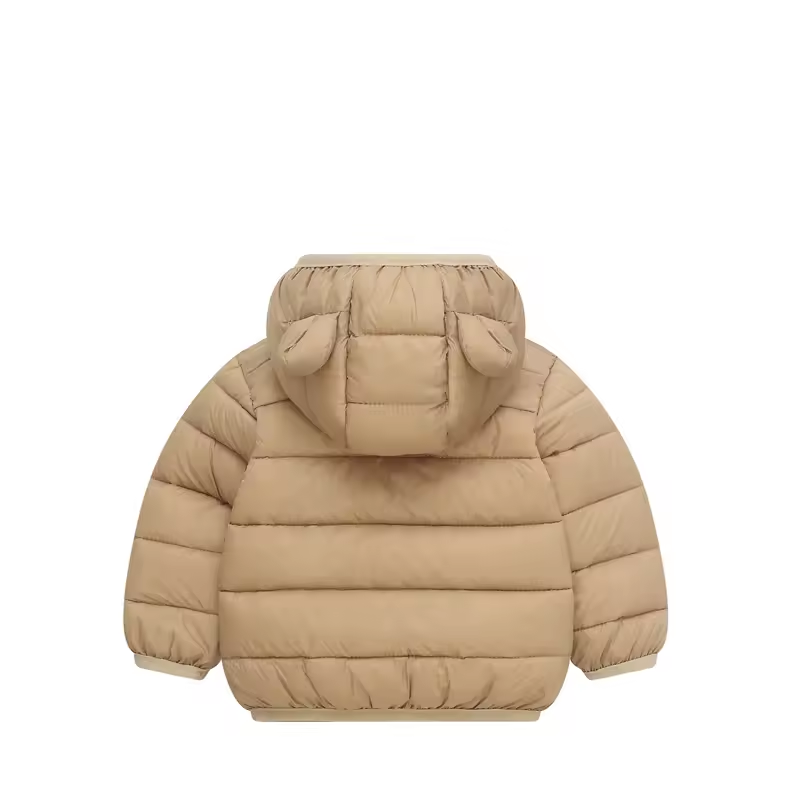 Manteaux fins en coton à capuche pour filles et garçons âgés de 2 à 6 ans
