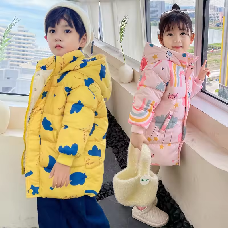Veste enfant à capuche - vêtements d'hiver pour garçons et filles chez Mignon et Chic