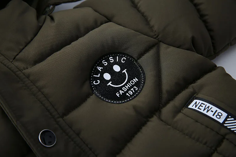 Manteau à Capuche avec Imprimé - Garnissage 100% Coton