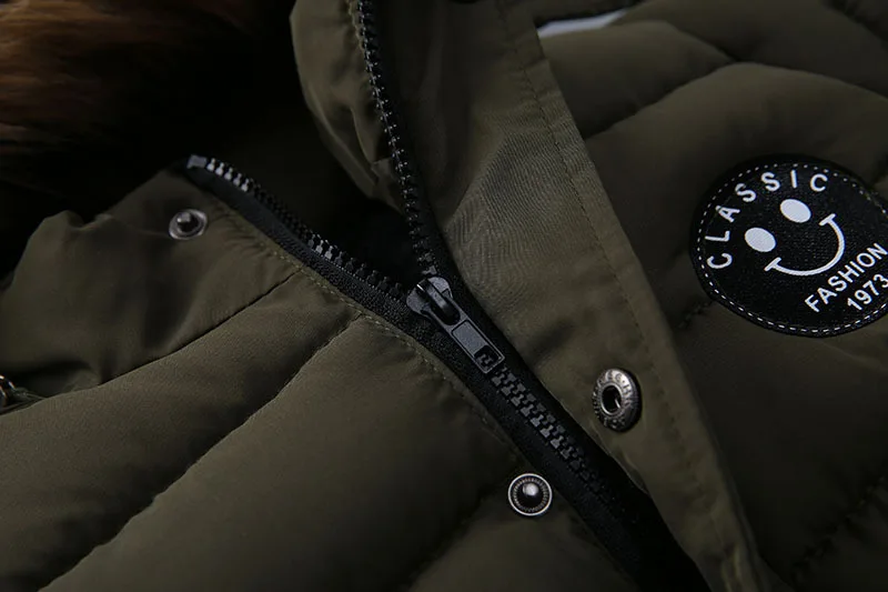 Manteau à Capuche avec Imprimé - Garnissage 100% Coton