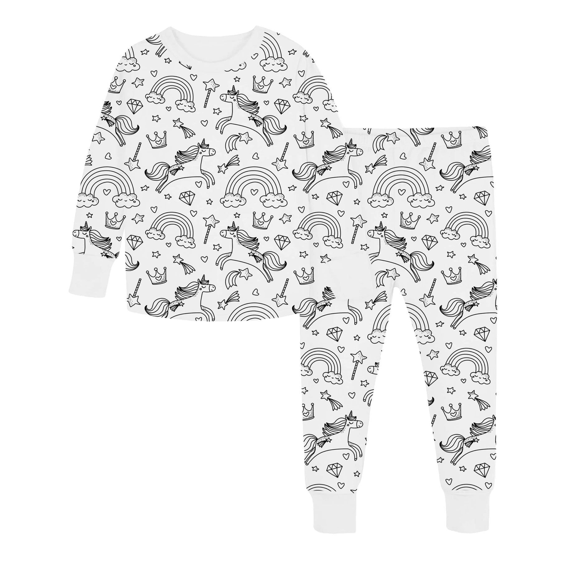 Coloriage Montessori Pyjama