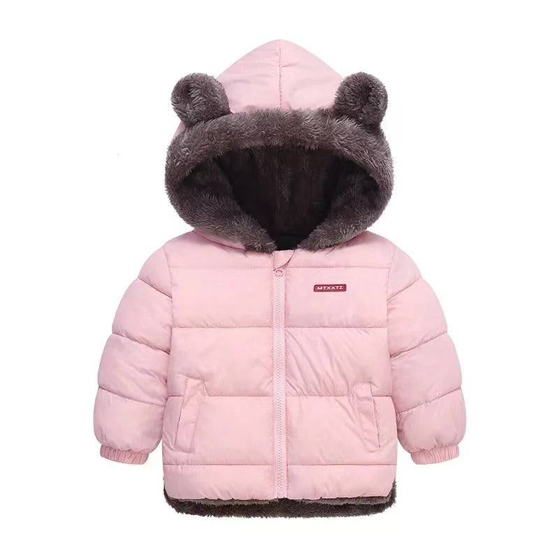Veste à capuche en cachemire pour enfants