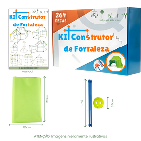 KIT de construction de forteresse + TOILE CADEAU