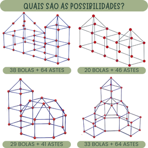 KIT de construction de forteresse + TOILE CADEAU