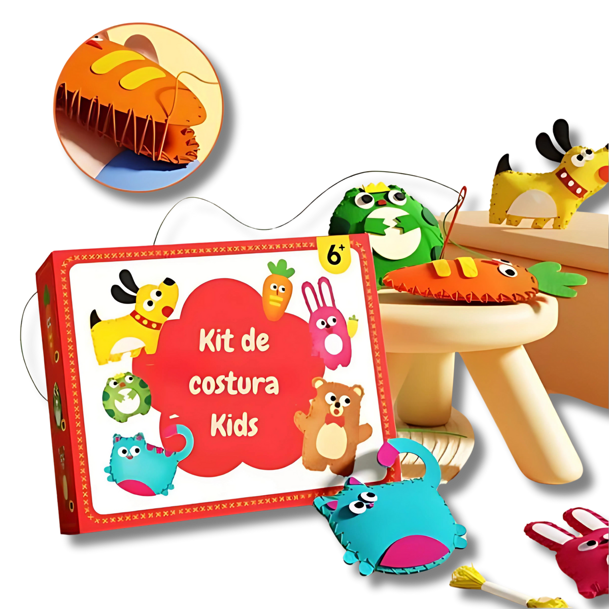 Kit de Costura Infantil Montessori