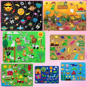 Jouet éducatif mural interactif Montessori