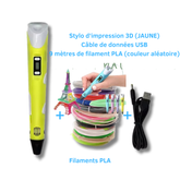 Stylo 3D Enfant Montessori + 9m de Filament OFFERT !