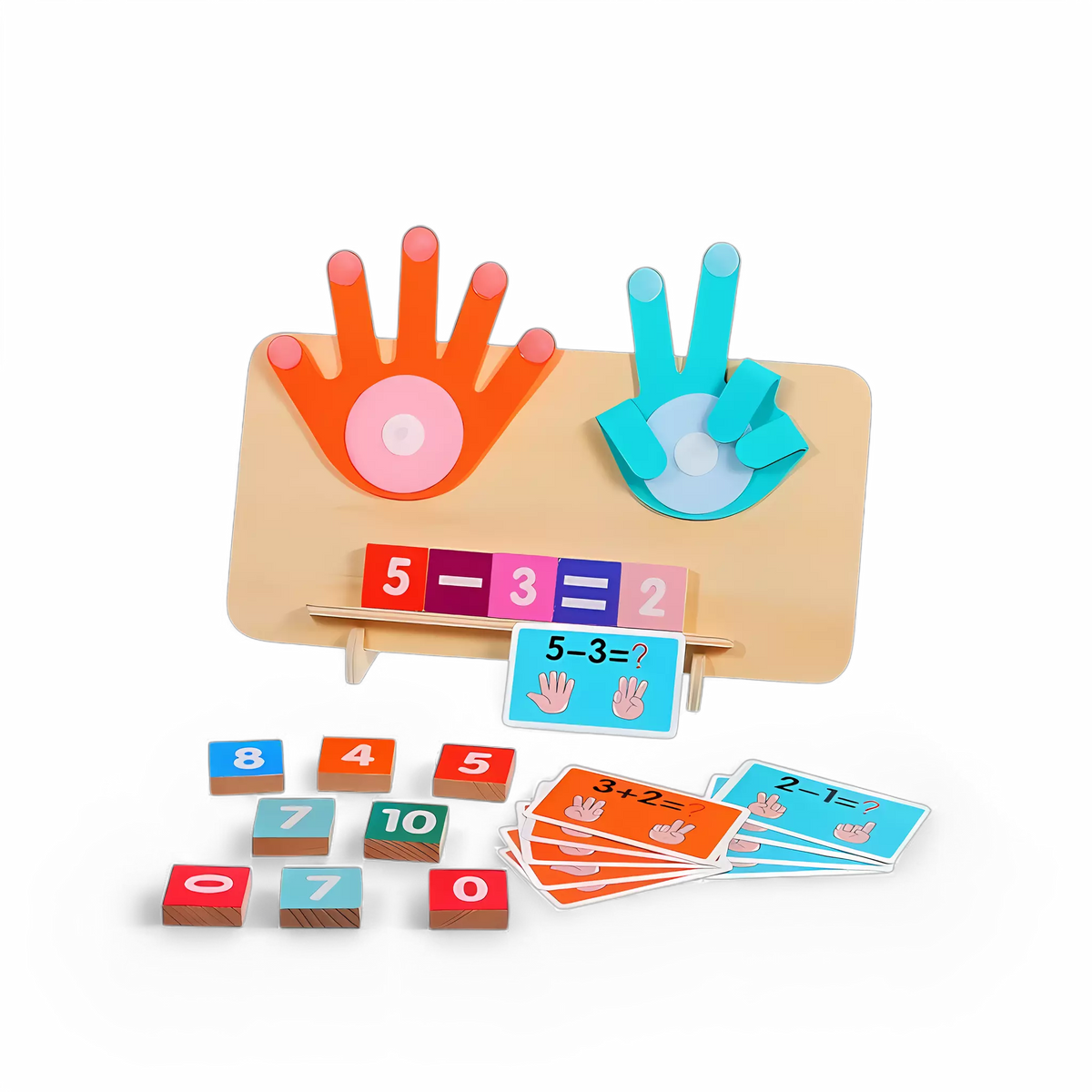 Blocs mathématiques éducatifs Montessori - Compter les nombres