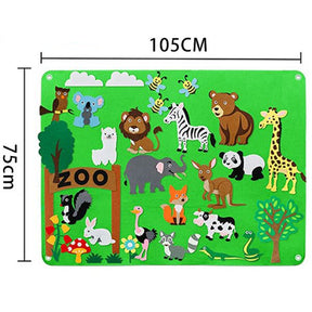 Jouet éducatif mural interactif Montessori