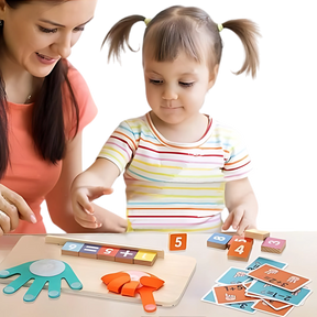 Blocs mathématiques éducatifs Montessori - Compter les nombres