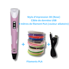 Stylo 3D Enfant Montessori + 9m de Filament OFFERT !