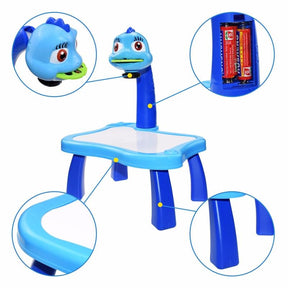 Table de Jeu pour Enfants avec Projecteur LED - Amusement Garanti®