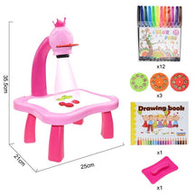 Table de Jeu pour Enfants avec Projecteur LED - Amusement Garanti®
