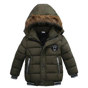 Manteau à Capuche avec Imprimé - Garnissage 100% Coton