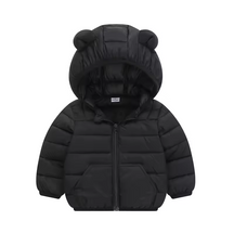 Manteaux fins en coton à capuche pour filles et garçons âgés de 2 à 6 ans