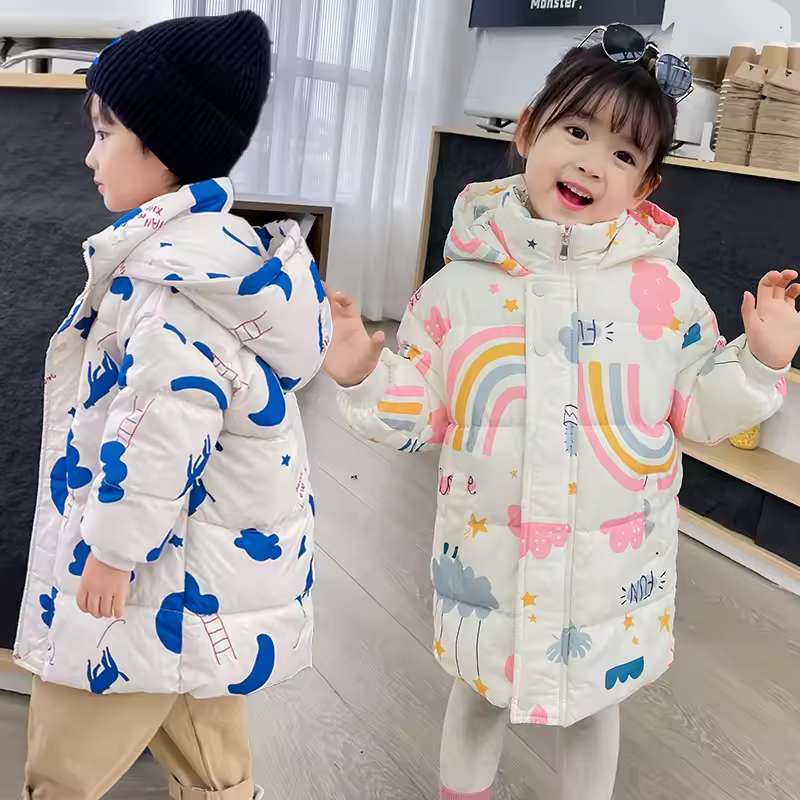 Veste enfant à capuche - vêtements d'hiver pour garçons et filles chez Mignon et Chic