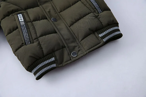 Manteau à Capuche avec Imprimé - Garnissage 100% Coton