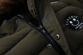 Manteau à Capuche avec Imprimé - Garnissage 100% Coton