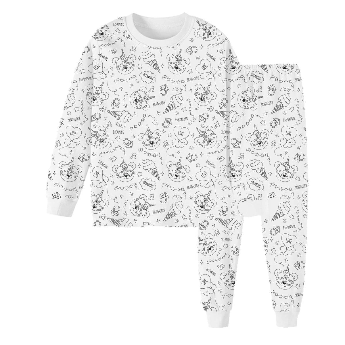 Coloriage Montessori Pyjama
