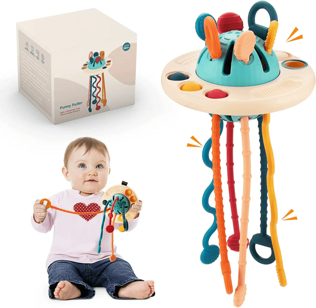 Jouet à tirer Montessori