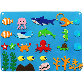 Jouet éducatif mural interactif Montessori