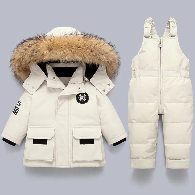 Charlie | Manteau et salopette chauds pour enfants
